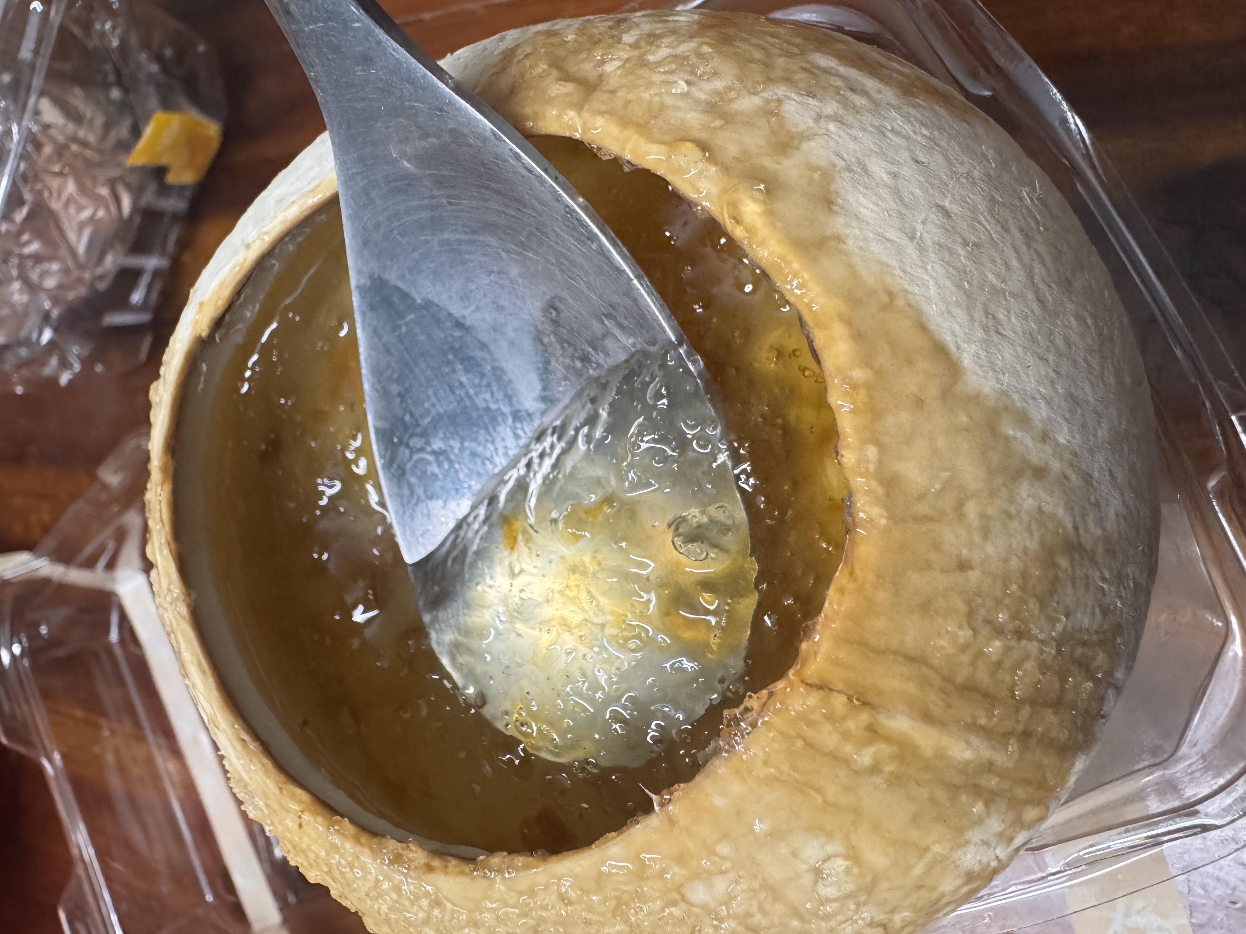 Trái dừa hấp trứng